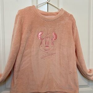 Super Soft Fleece and Fuzzy Disney Minnie Mouse Top